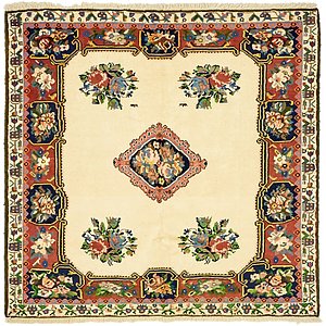 5' 1 x 5' 3 Bakhtiar Persian Square...