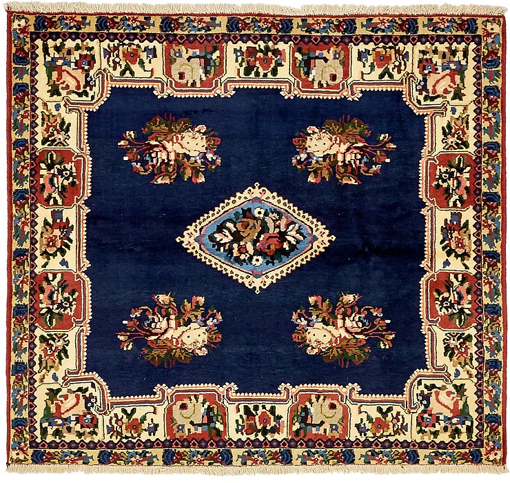 4' 10 x 5' 5 Bakhtiar Persian Square...