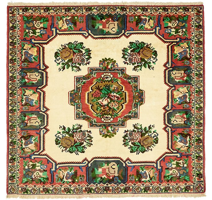 5' x 5' 3 Bakhtiar Persian Square...