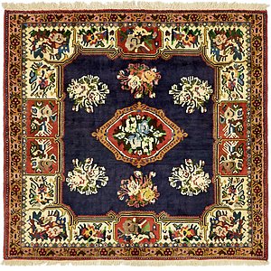 Unique Loom 4' 11 x 5' 3 Bakhtiar Persian Square...