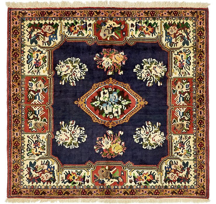4' 11 x 5' 3 Bakhtiar Persian Square...