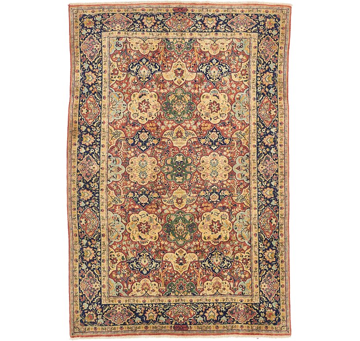 6' 6 x 9' 8 Yazd Persian Rug