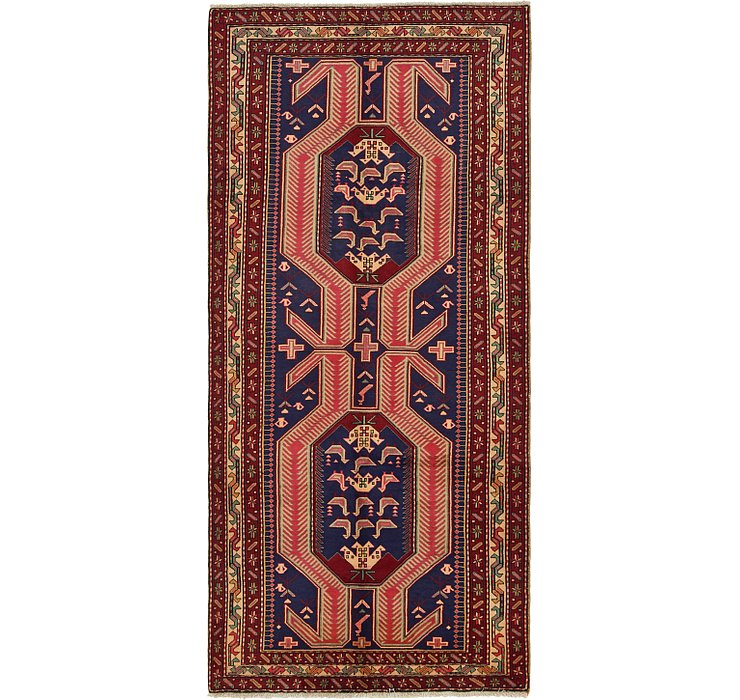 4' 8 x 10' Ardabil Persian Runner ...