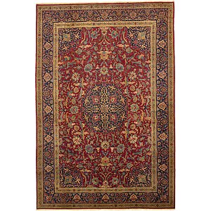 11' x 16' 6 Kashan Persian Rug