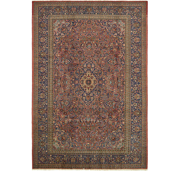 HandKnotted 9' x 12' 10 Kashan Persian Rug