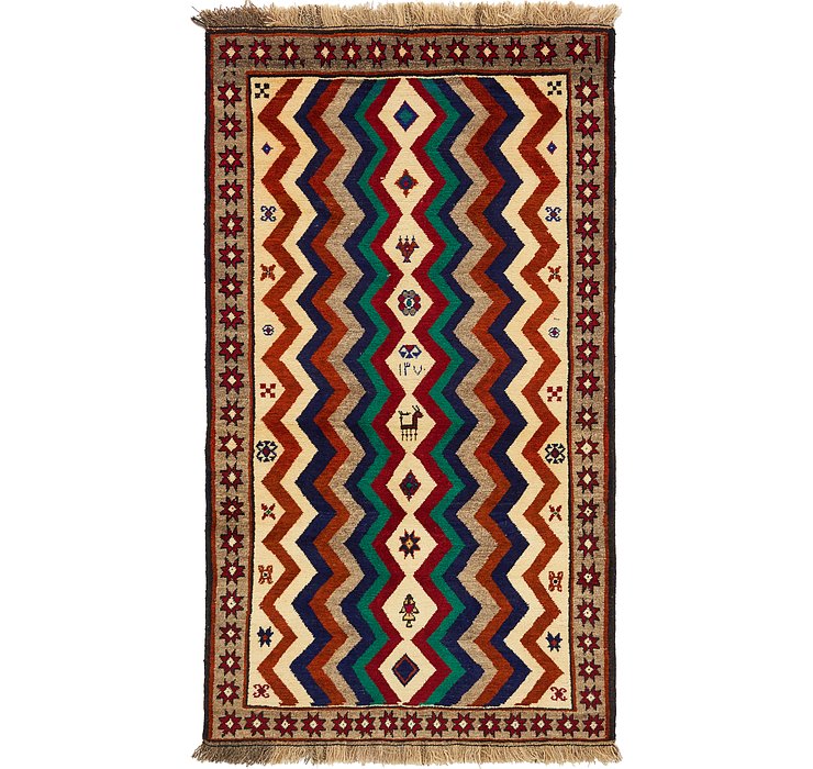 3' 6 x 6' 3 Ghashghaei Persian Rug