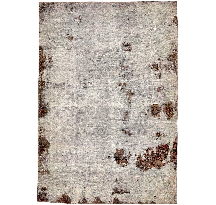 6' 9 x 9' 8 Ultra Vintage Persian Rug