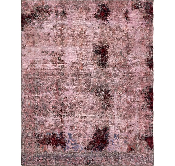 HandKnotted 6' 6 x 8' Ultra Vintage Persian Rug