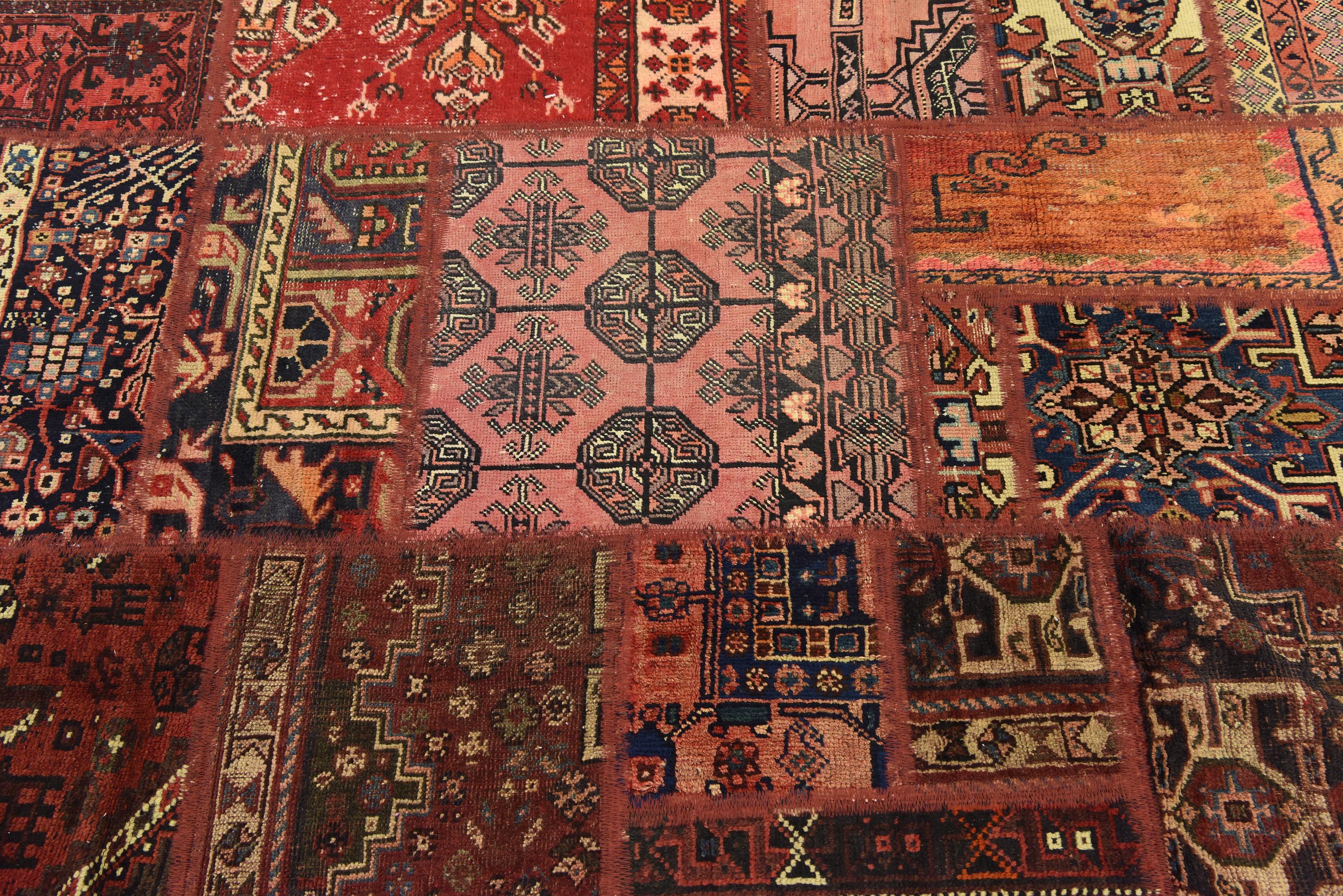 Red 6' 9 x 8' 11 Ultra Vintage Persian Rug eSaleRugs