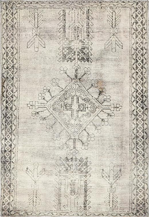 Gray 3' 9 x 5' 6 Ultra Vintage Persian Rug Persian Rugs eSaleRugs