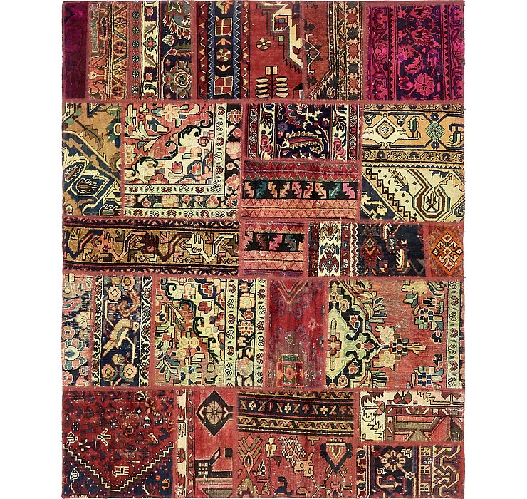 5' 7 x 6' 10 Ultra Vintage Persian Rug