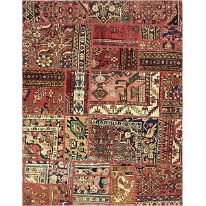 Unique Loom 5' 6 x 7' Ultra Vintage Persian Rug