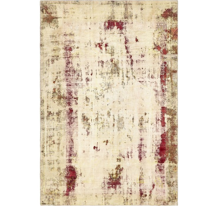 HandKnotted 5' 11 x 8' 10 Ultra Vintage Persian Rug