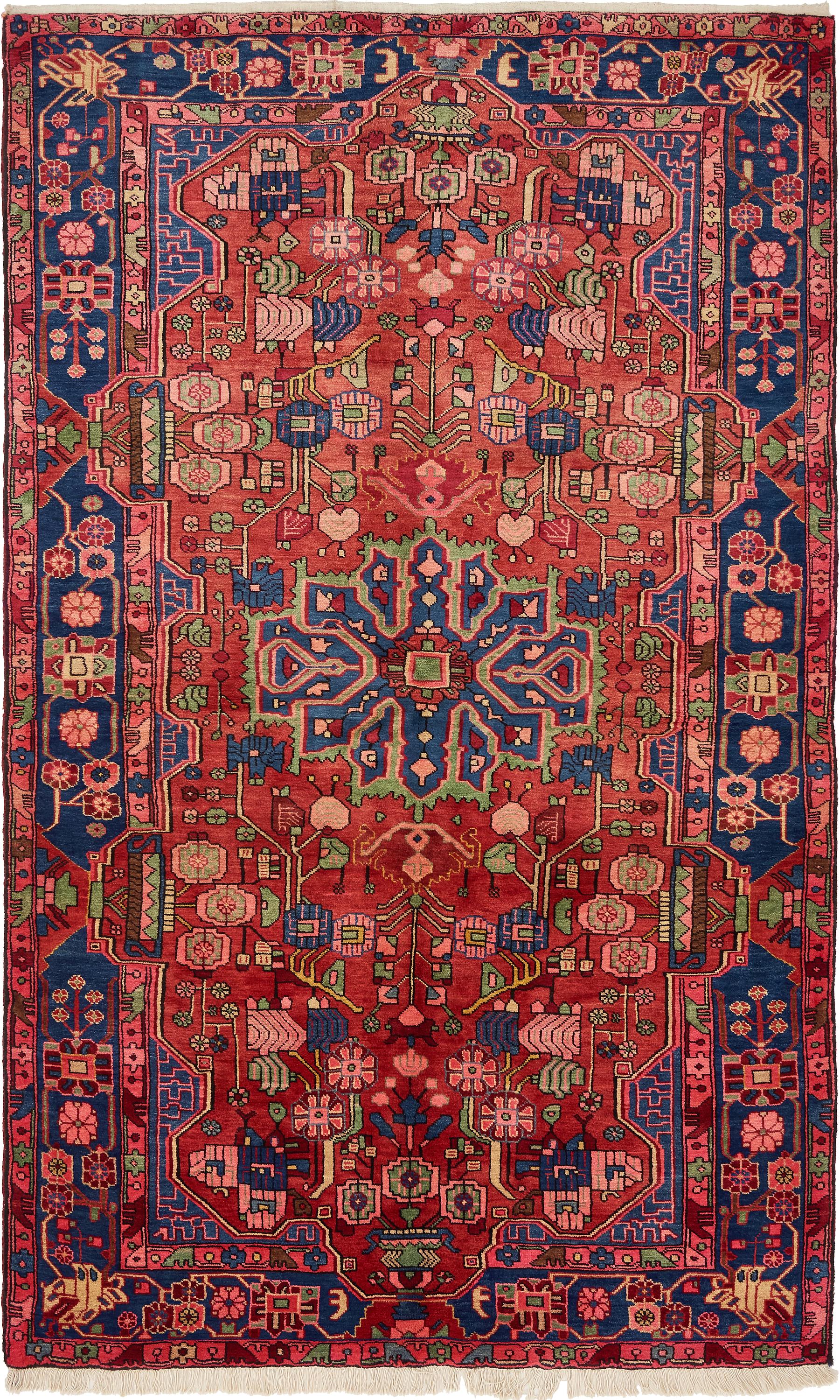 Red 5' x 8' 2 Nahavand Persian Rug eSaleRugs