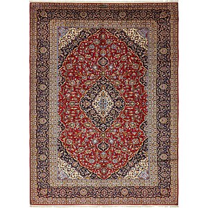 Unique Loom 10' x 13' 10 Kashan Persian Rug