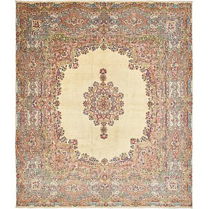13' 6 x 15' 3 Kerman Persian Rug