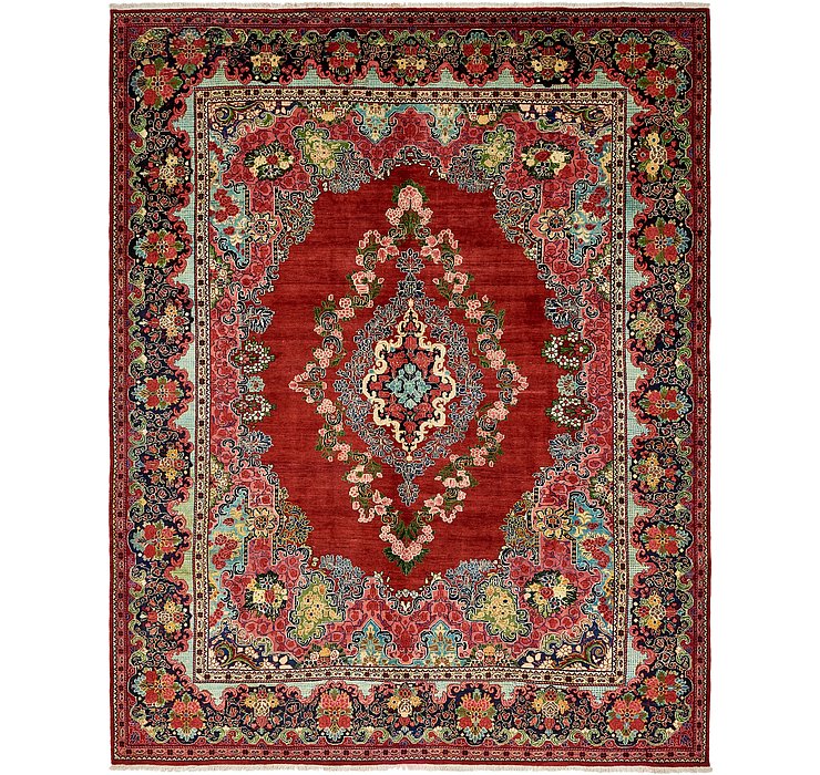 10' 6 x 13' 2 Meshkabad Persian Rug