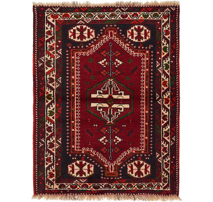 3' 8 x 4' 9 Shiraz Persian Rug