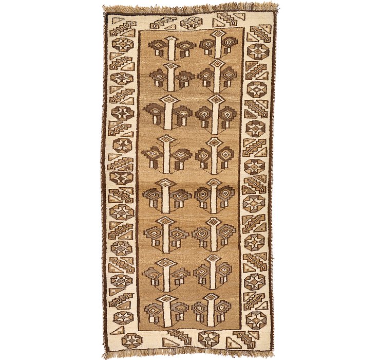 3' 1 x 6' 5 Shiraz-Gabbeh Persian Rug