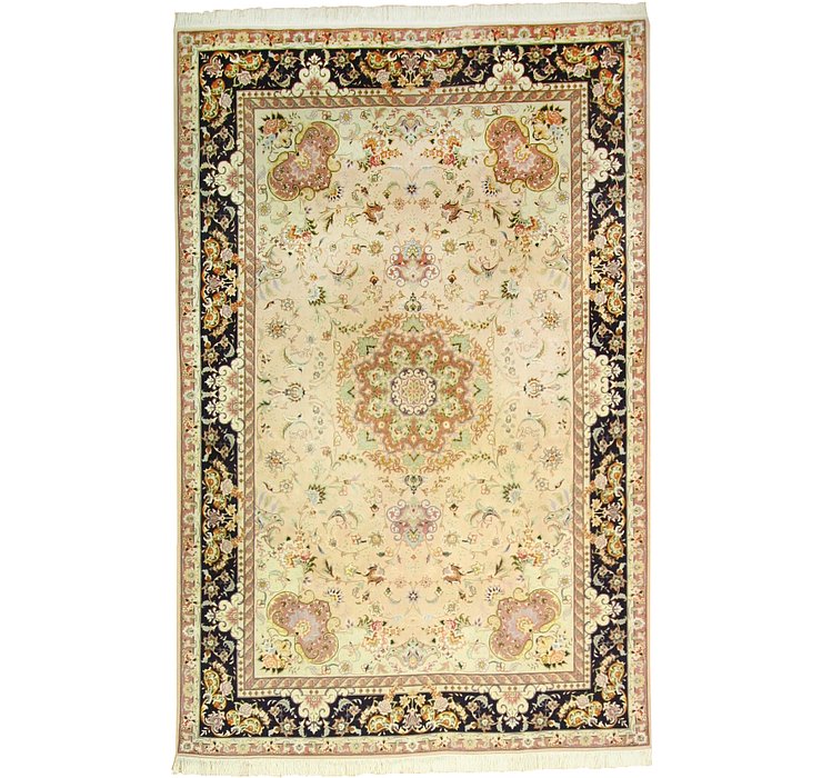 6' 7 x 10' 1 Tabriz Persian Rug