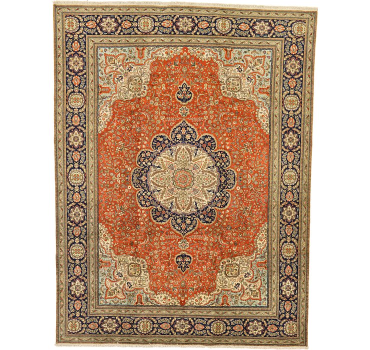 9' 10 x 12' 10 Tabriz Persian Rug