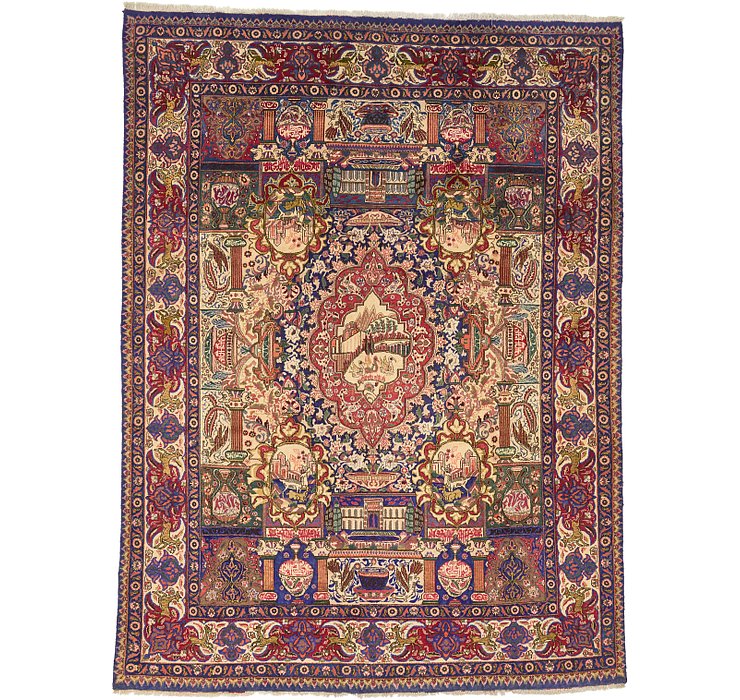 9' 7 x 12' 10 Kashmar Persian Rug