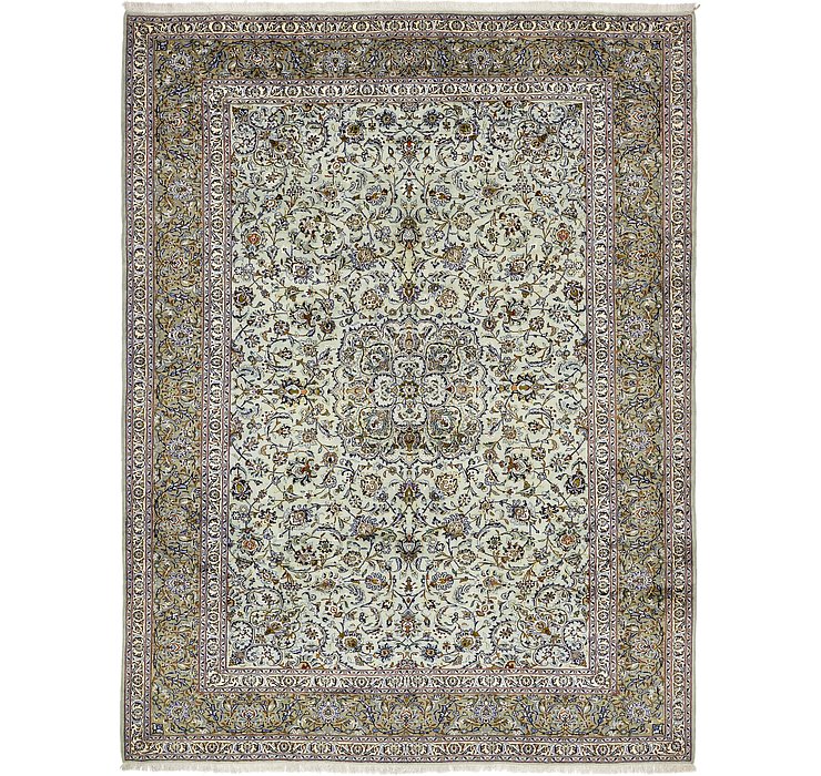 10' 2 x 13' 4 Kashan Persian Rug