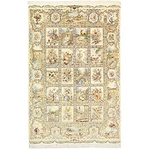 4' 10 x 7' 1 Tabriz Persian Rug