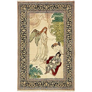3' 5 x 5' 3 Isfahan Persian Rug
