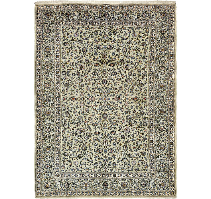 9' x 12' 10 Kashan Persian Rug