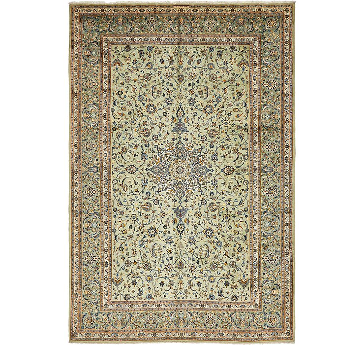 9' x 13' 3 Kashan Persian Rug