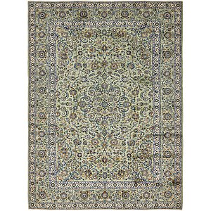 9' 2 x 12' 2 Kashan Persian Rug