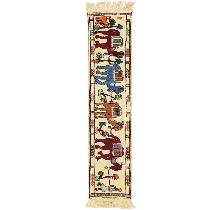 1' 7 x 7' 3 Sanandaj Persian Runner...