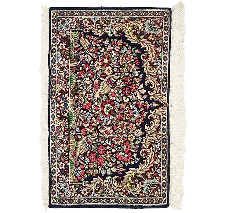 HandKnotted 1' 7 x 2' 8 Kerman Persian Rug