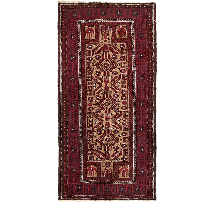 3' 4 x 6' 6 Afghan Ersari Oriental ...