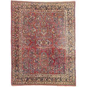 9' 3 x 11' 10 Sarough Persian Rug