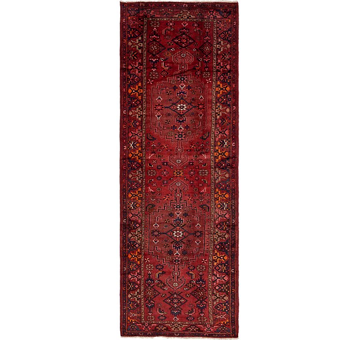 4' 2 x 12' 8 Zanjan Persian Runner Rug