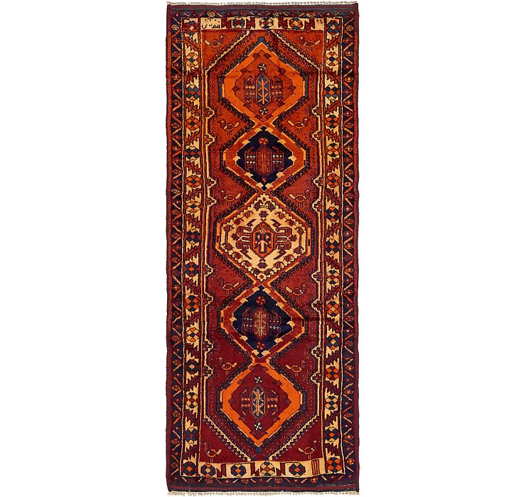 4' x 10' 4 Shiraz-Lori Persian Run...