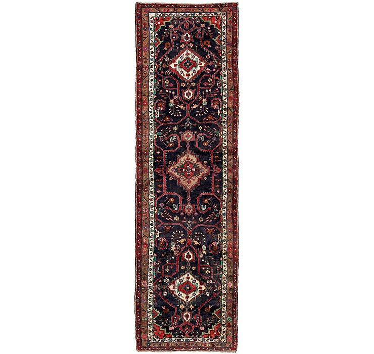 3' 10 x 13' 6 Hamedan Persian Runner ...