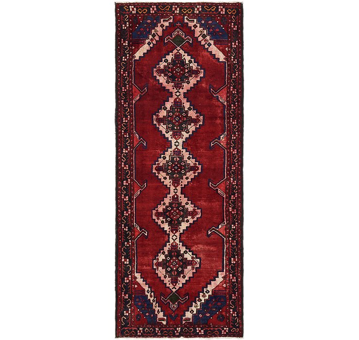3' 7 x 9' 8 Hamedan Persian Runner ...