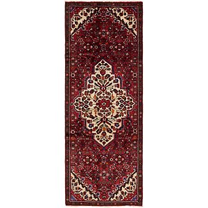 HandKnotted 3' 2 x 8' 8 Hossainabad Persian Run...