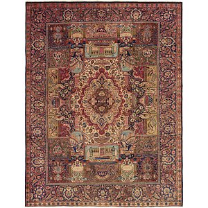 9' 10 x 12' 7 Kashmar Persian Rug