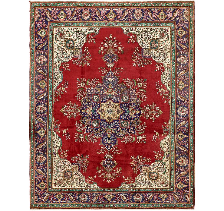 HandKnotted 9' 8 x 12' 8 Tabriz Persian Rug