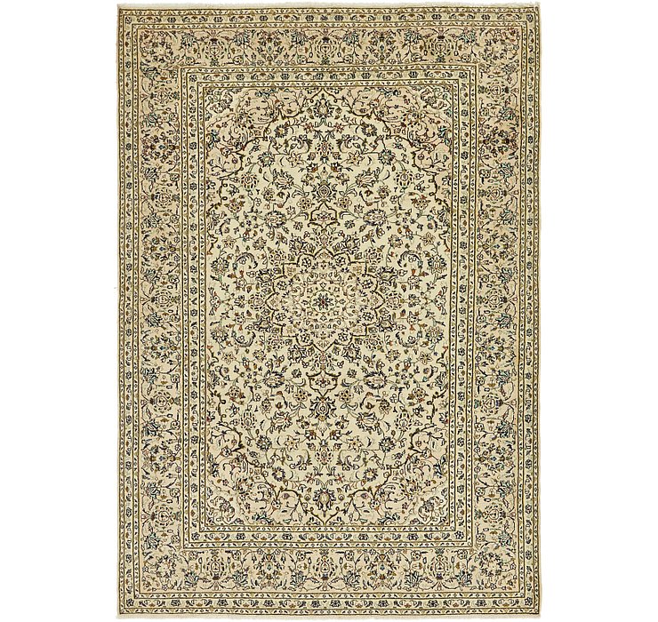 6' 7 x 9' 7 Kashan Persian Rug