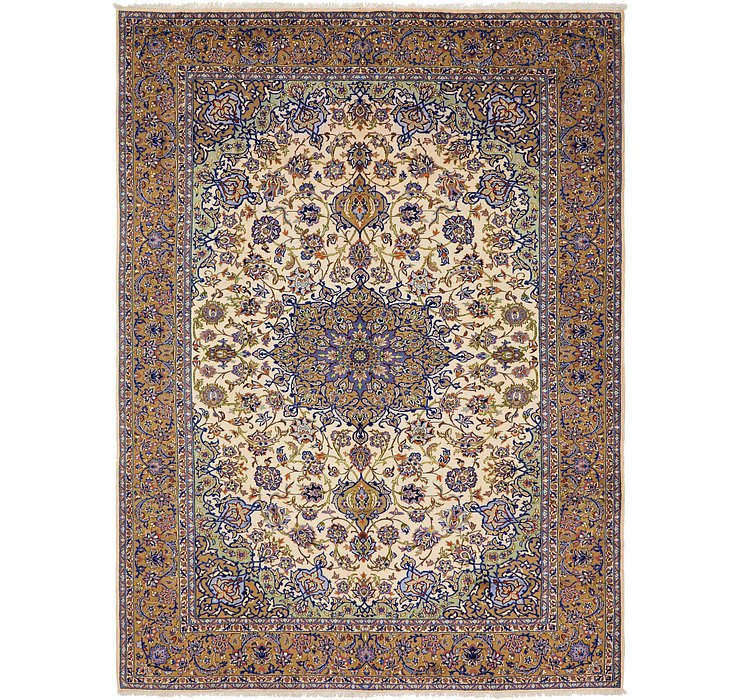 9' 8 x 12' 11 Kashan Persian Rug