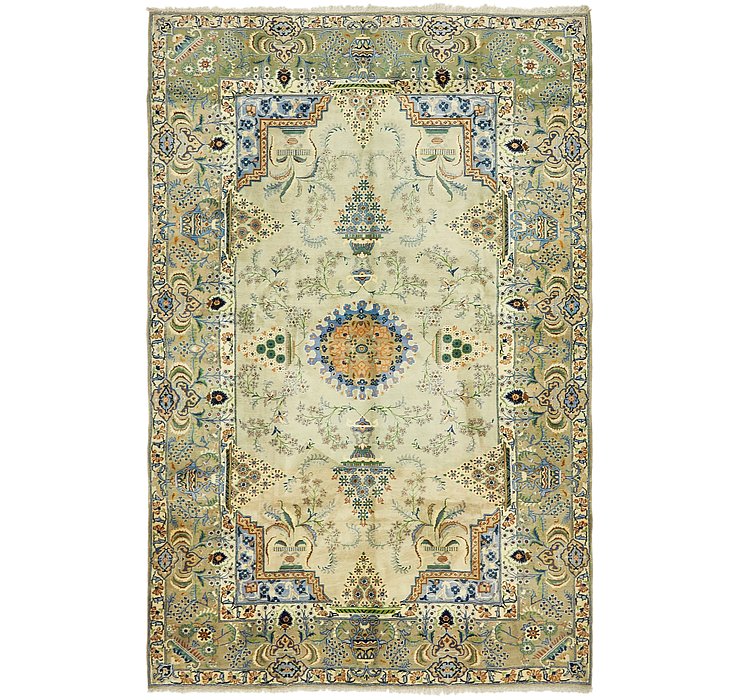 6' 10 x 10' 8 Kashan Persian Rug
