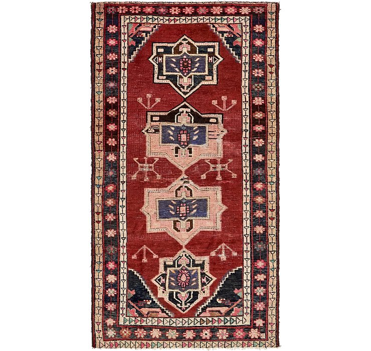 4' 4 x 7' 5 Hamedan Persian Rug