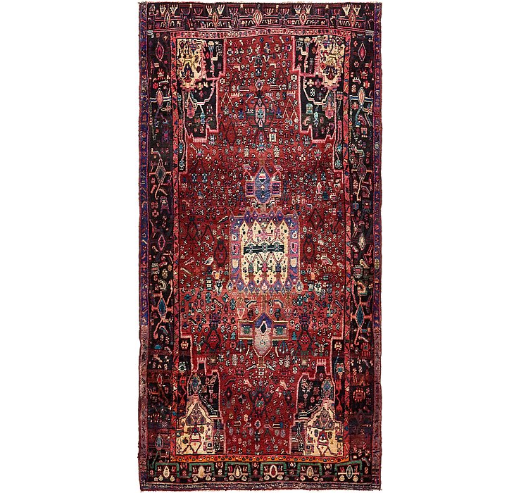 4' 8 x 9' 4 Zanjan Persian Runner Rug