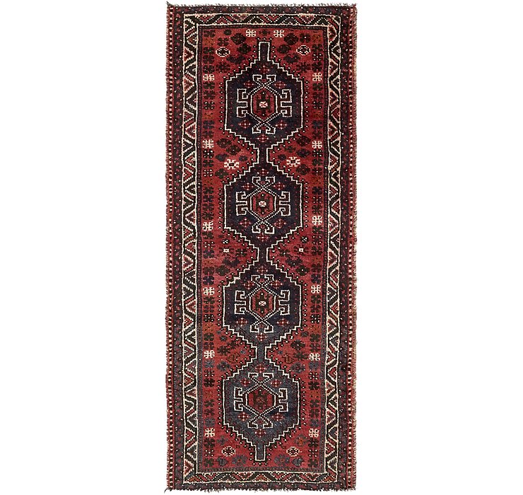 3' 4 x 8' 9 Shiraz Persian Runner Rug