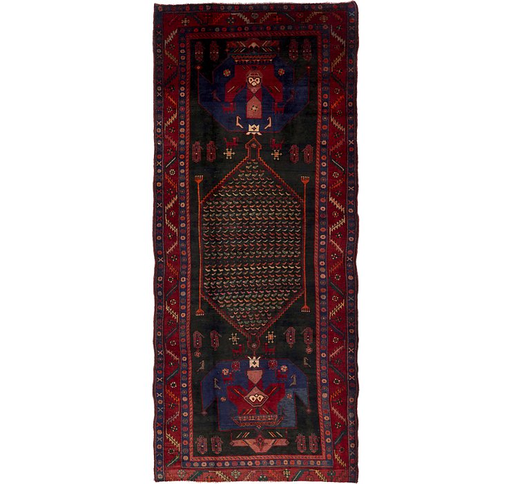 5' x 12' 2 Sirjan Persian Runner Rug